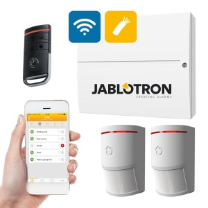 JK-PLOD1 Alarm bezprzewodowy JABLOTRON (zestaw: centrala LAN, 2 x czujka ruchu, pilot)