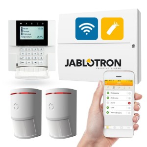 JK-PLOD2 Alarm bezprzewodowy JABLOTRON (zestaw: centrala LAN, 2 x czujka ruchu, klawiatura)