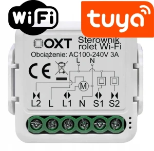 T227 Moduł dopuszkowy sterownik rolet WiFi TUYA OXT