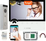Wideodomofon VIDOS X WiFi Tuya AHD S10 + biały monitor 7" M13-XT