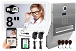 Wideodomofon WIFi ze skrzynką na listy VERONA 84218  VERUS ONE PLUS biały 8" 5TECH AHD