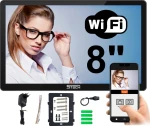 Cyfrowy 2-żyłowy monitor wideodomofonu WiFi TWIN 5TECH VIRGO ONE PLUS 8" czarny