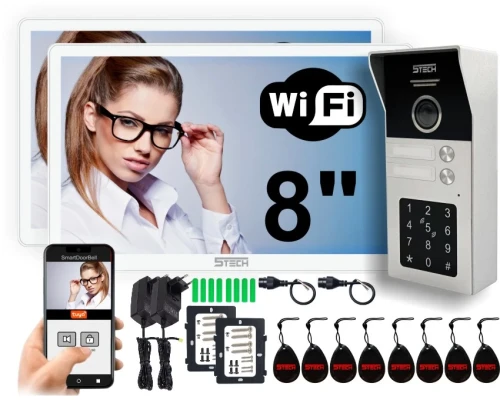 zestaw cyfrowy 2xVIRGO ONE PLUS 8 wifi 82225-2 bialy.webp