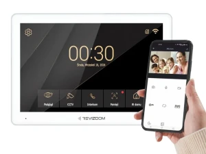 RM-T203HD WHITE Monitor 10" głośnomówiący Smart 2WIRE REVIZOOM biały