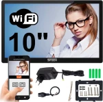 Cyfrowy 2-żyłowy monitor wideodomofonu WiFi TWIN 5TECH VIRGO PLUS 10" czarny