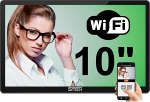 VERMIS PLUS 10'' Monitor wideodomofonu IP czarny 5TECH