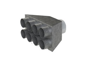 VZ_RBX_PD8 Skrzynka rozdzielcza prosta dwurzędowa FUTURA  