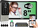 Wideodomofon  5TECH IP monitor VERMIS ONE 8'' czarny 83228