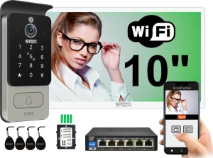 Wideodomofon  5TECH IP monitor VERMIS 10'' biały 83228