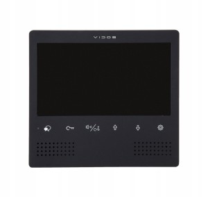 M1023B Monitor wideodomofonu 7'', sensoryczny, czarny