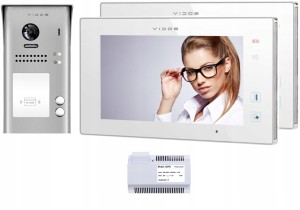 Wideodomofon dwurodzinny natynkowy M1021W VIDOS