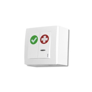 SPR-PK2/AK/ZAS przycisk alarm + kasownik 9-28V DC GORKE