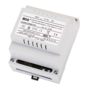 TR DIN 11,5V 2A Transformator sieciowy ACO
