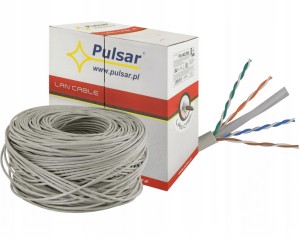 Skrętka UTP kat. 6e 305m (23AWG) PU-NC206 PULSAR