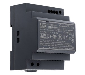 HDR-100-15 Zasilacz na szynę DIN 100W 15VDC 6,13A MEANWELL   