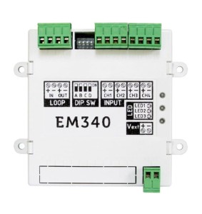 EM340 Moduł 4 wejść (2 linii bocznej) INIM        