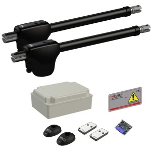 KIT MONOS4/220/L Zestaw do bramy skrzydłowej ( 4m+4m ) Roger Technology
