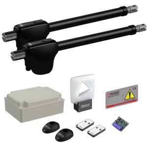 KIT MONOS4/220/F Zestaw do bramy skrzydłowej ( 4m+4m ) Roger Technology 
