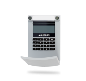JA-154E-GR Bezprzewodowa klawiatura LCD z czytnikiem RFiD - szary