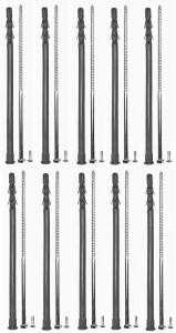 Ebolt EBZ12x220 M5 mocowanie poprzez styropian - zestaw 10 szt