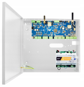 NeoGSM-IP-64-SET Centrala alarmowa z komunikacją GSM/IP do 64 wejść w obudowie Ropam  