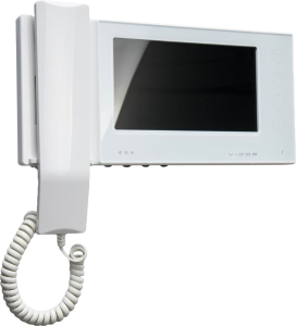 M270W S2 - Monitor wideodomofonu 7'' słuchawkowy, biały, z pamięcią