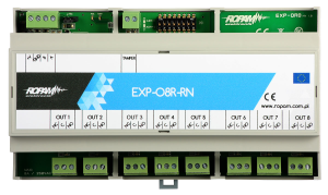 EXP-O8R-RN -D9M MODUŁ 8 WYJSĆ, EKSPANDER Ropam