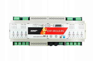 EXP-SROL8-RN Sterownik rolet, 8 kanałowy Ropam