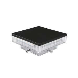 Lampa sygnalizacyjna SŁUPKOWA 80-100mm Biało-pomarańczowa