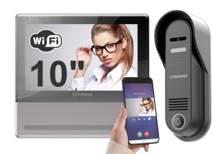 Wideodomofon CDV-1004QT NEO SILVER + DRC-4CPN3 COMMAX