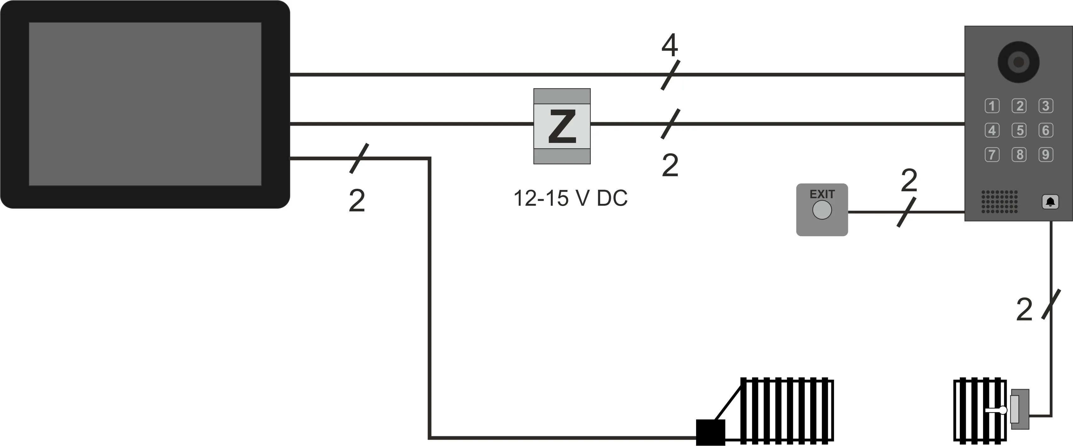 Schemat 5TECH zasilacz DIN